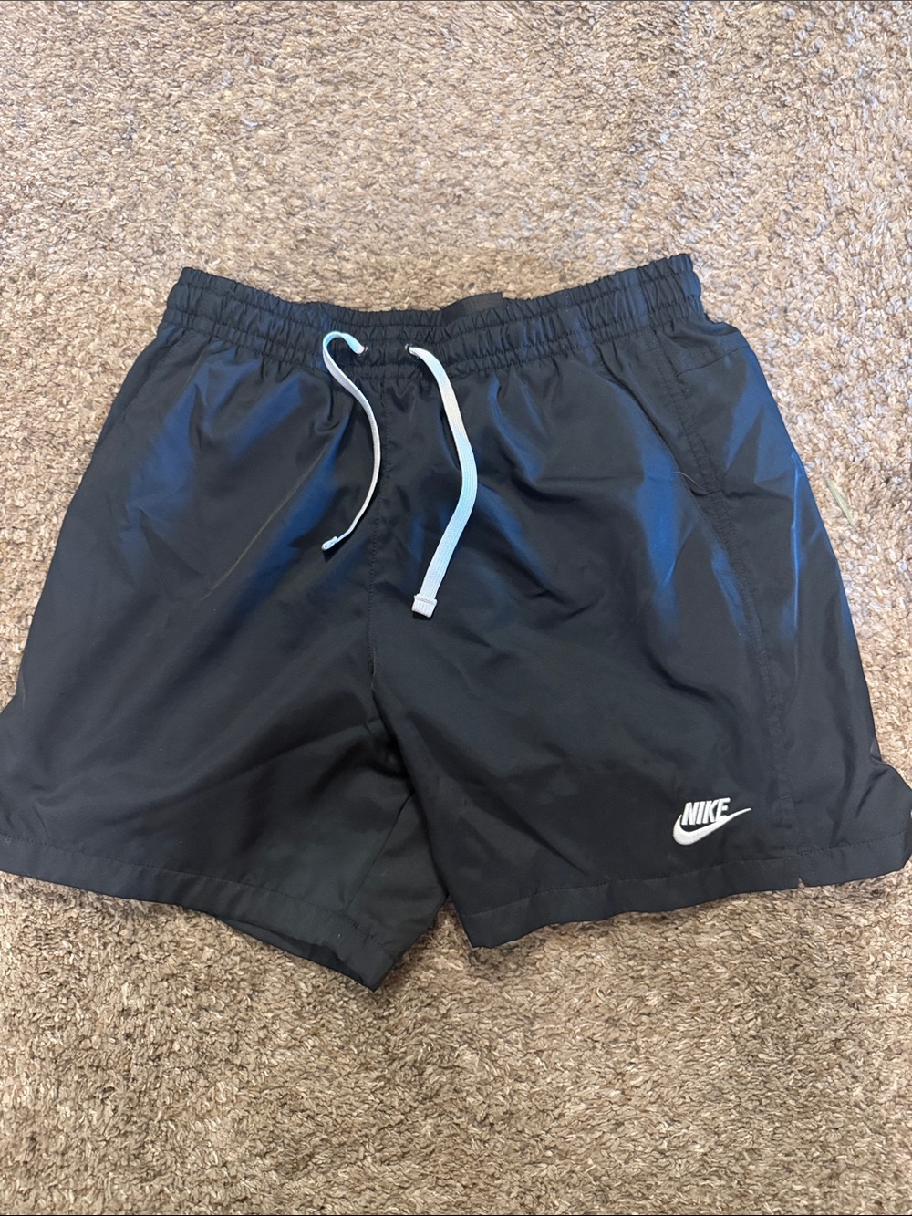 Nike Black Athletic Nylon Shorts